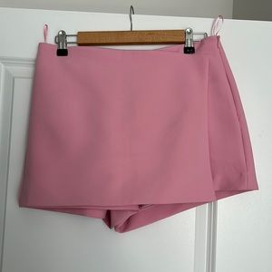 Zara baby pink skort NWT